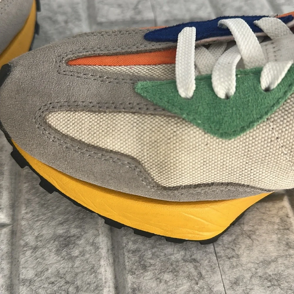 New Balance Colorful Multicolor Sneakers Size 10 The Intelligent Choice 327 - Picture 15 of 15